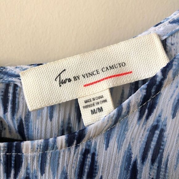 TWO By Vince Camuto Tribal Ruffle Sleeveless Top - Picture 8 of 8